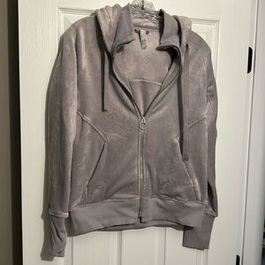 Athleta fleece zip up hoodie